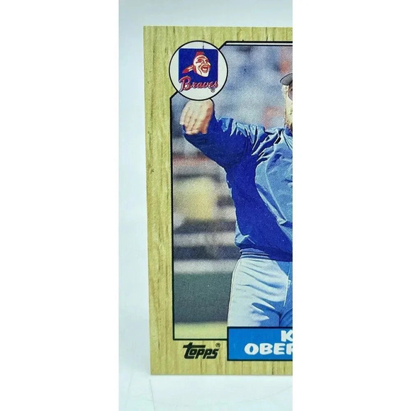 Ken Oberkfell 627 Atlanta‎ Braves Vintage 1987 Topps TCG MLB Mint - Picture 2 of 6